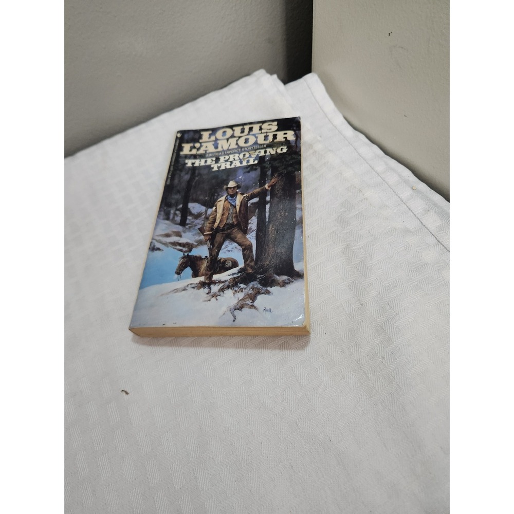 Louis L'Amour The Proving Trail Vintage Western Paperback Bantam Books